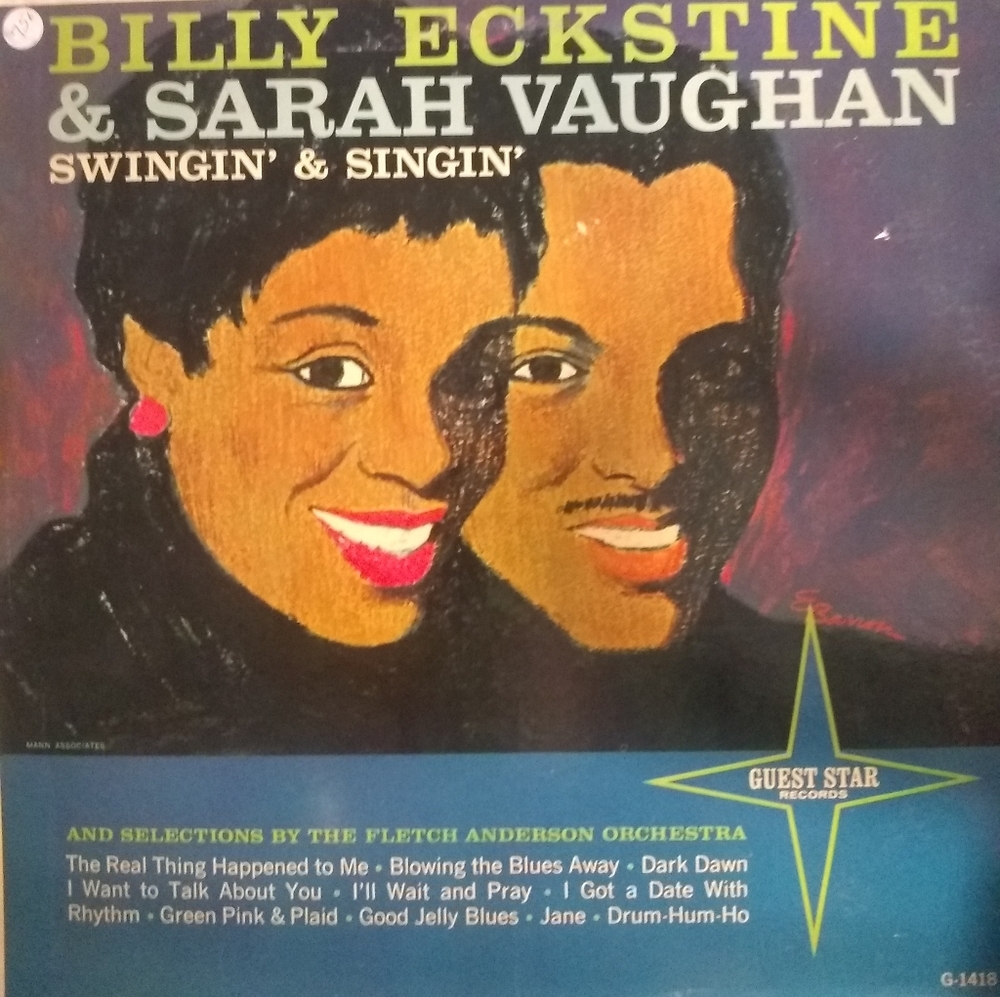Bill Eckstein &Sarah Vaughn "Swinging & Swinging" vinyl LP